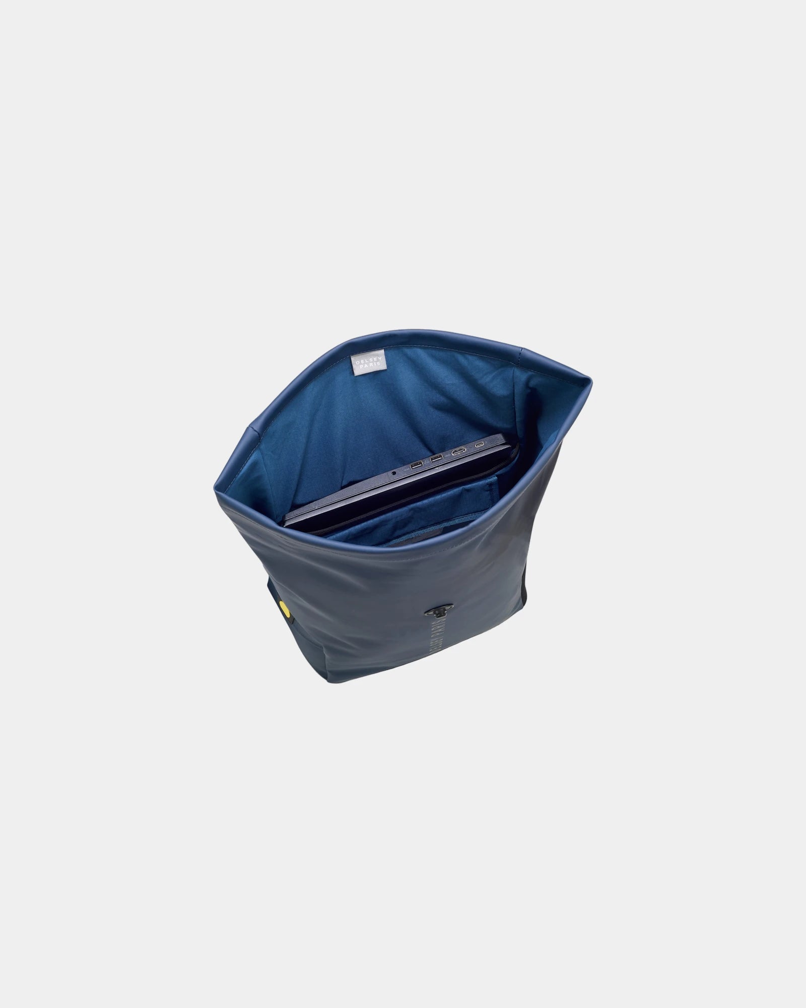 Custom recycled rolltop backpack Delsey Turenne Soft - 11