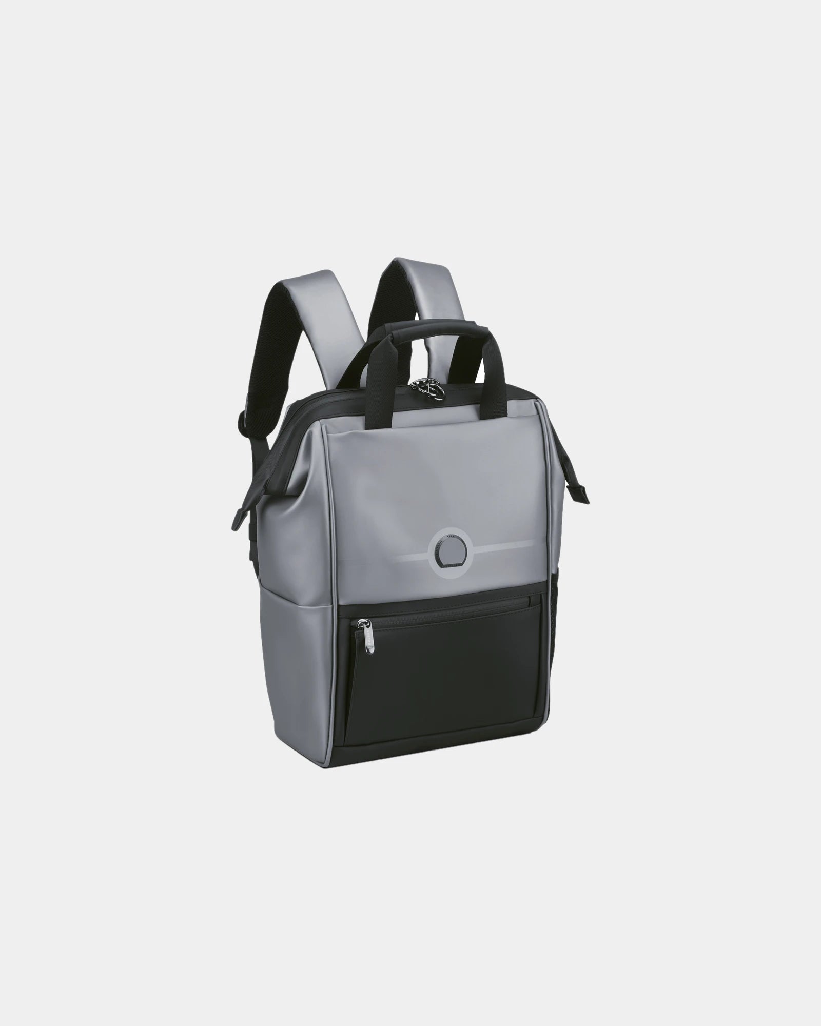 Custom promotional backpack Delsey Turenne Soft - Silver
