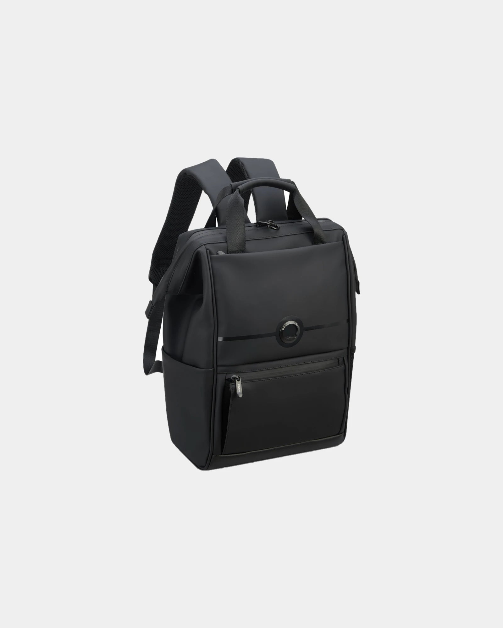 Custom promotional backpack Delsey Turenne Soft - Black