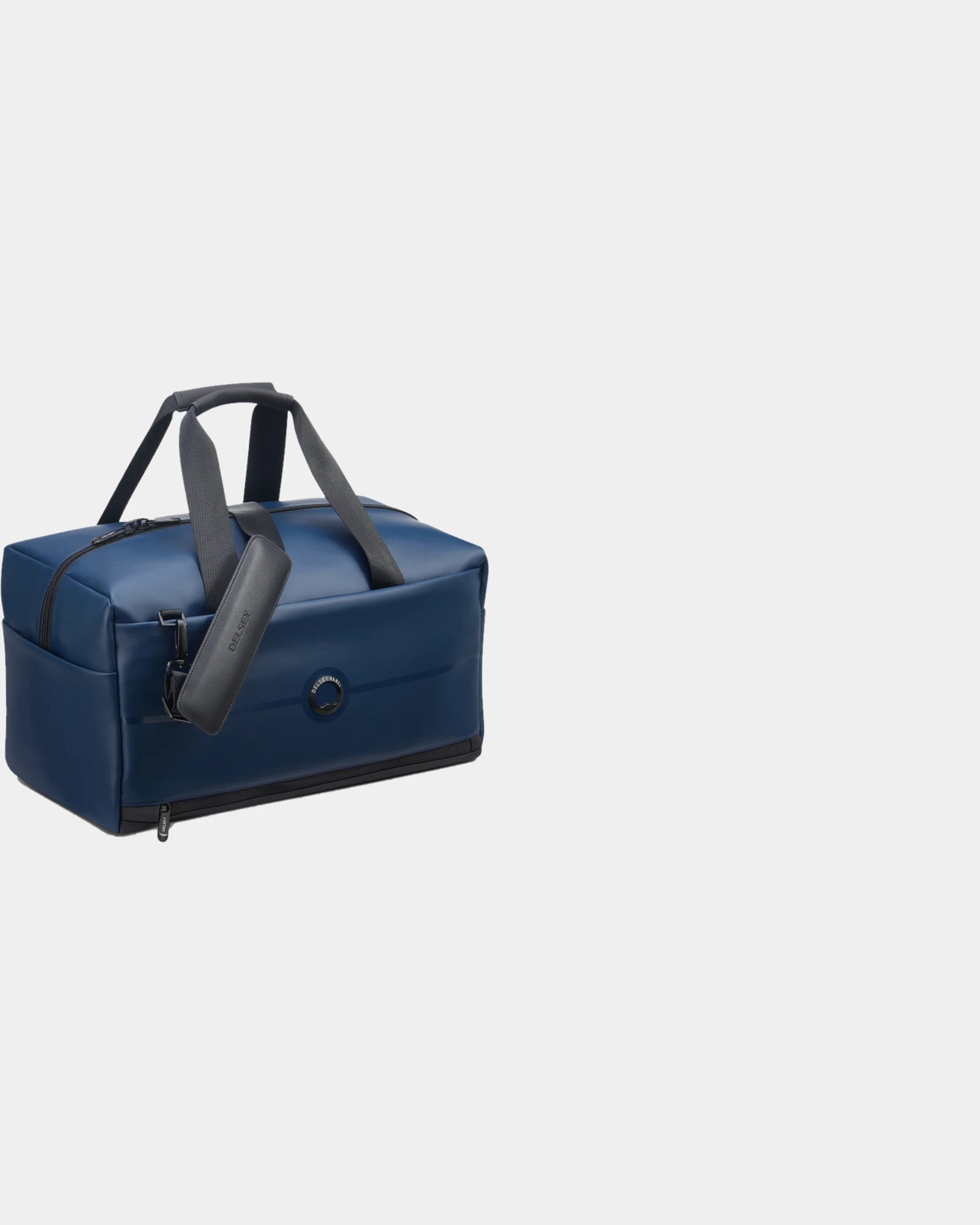 Custom recycled travel bag Delsey Turenne Soft - Midnight Blue