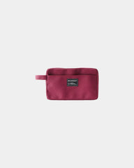 Custom recycled PET toiletry bag Ekomodo Apain - Garnet
