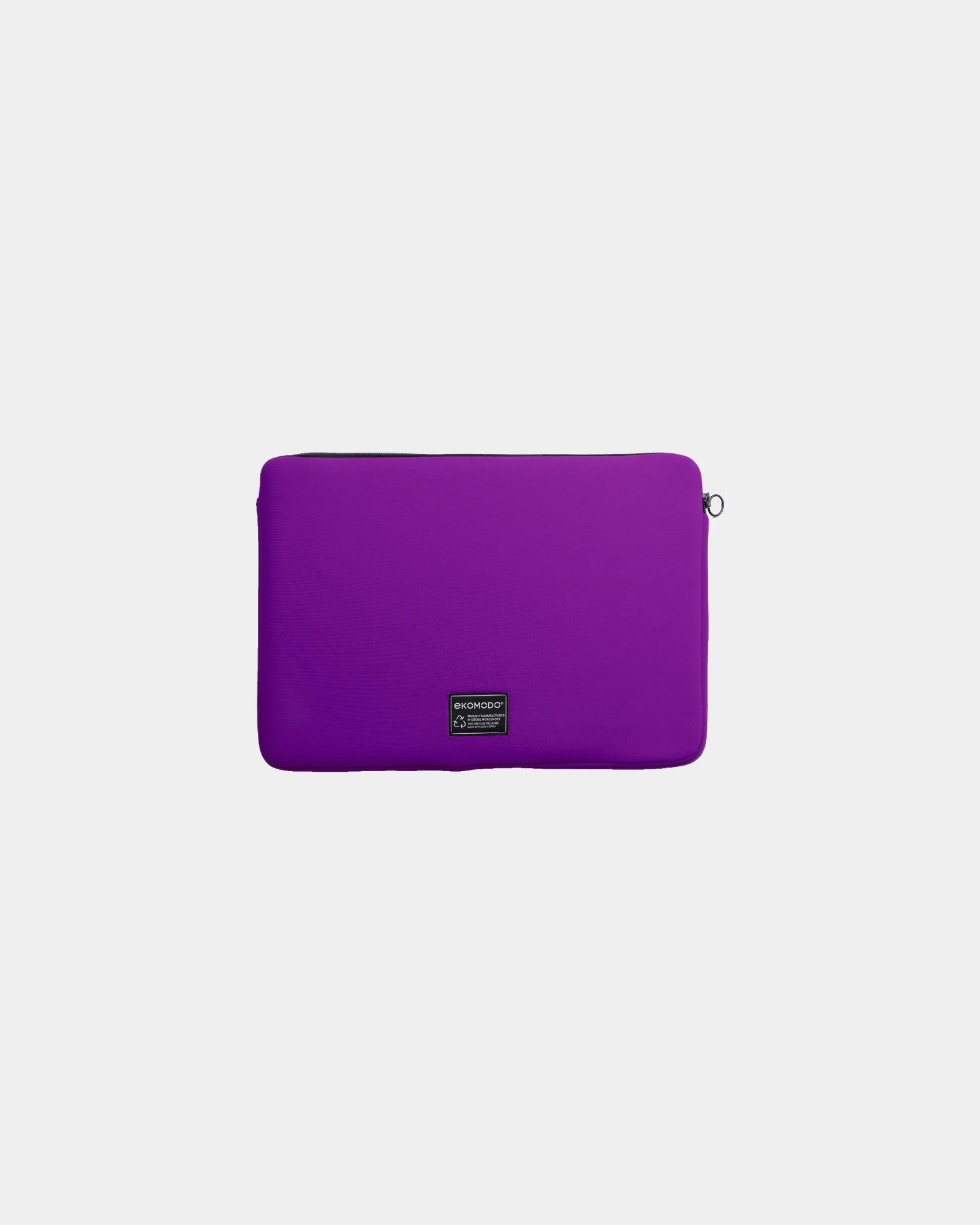 Custom recycled polyamide laptop case Ekomodo Apar 13" - Purple