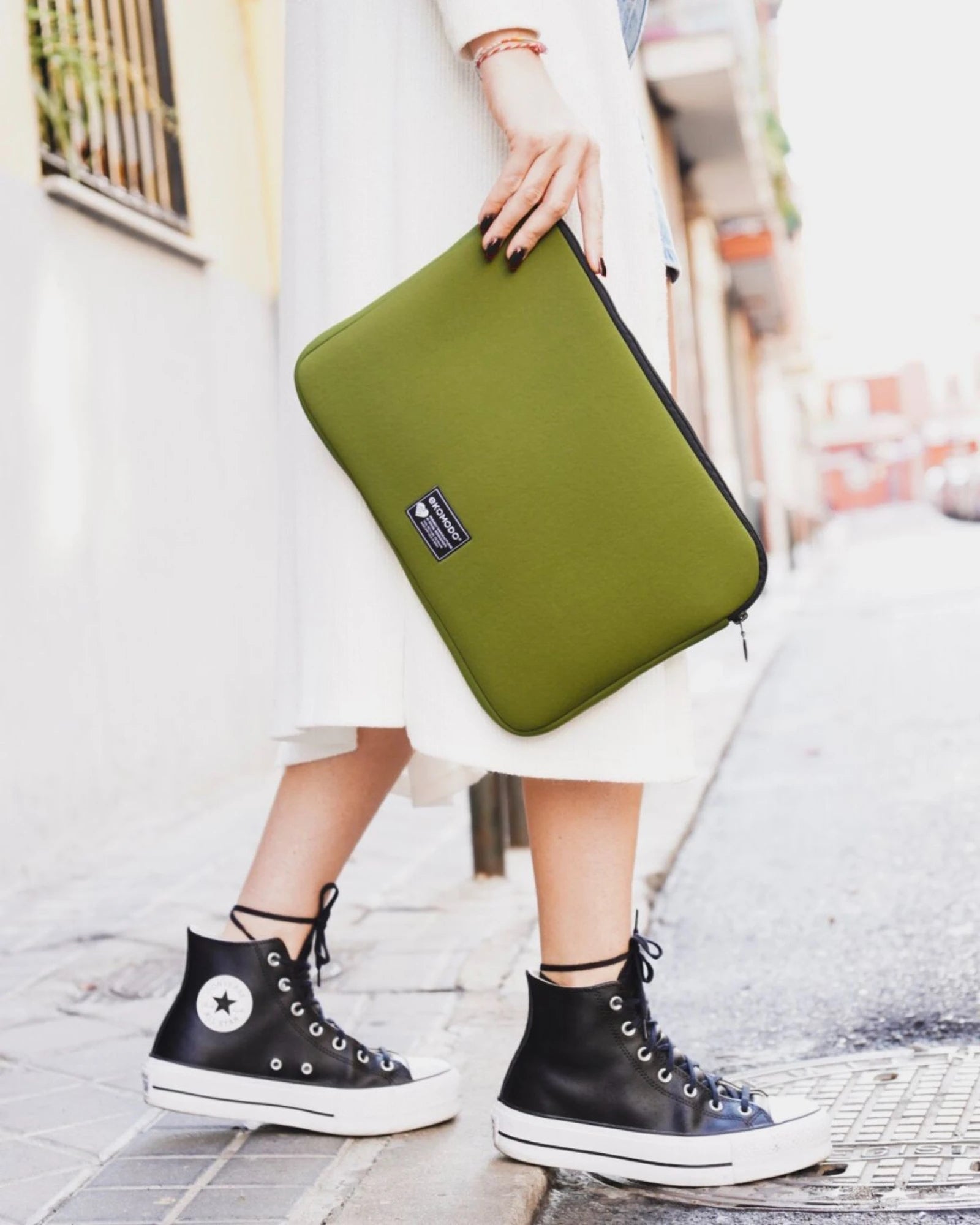 Custom recycled polyamide laptop case Ekomodo Apar 13"