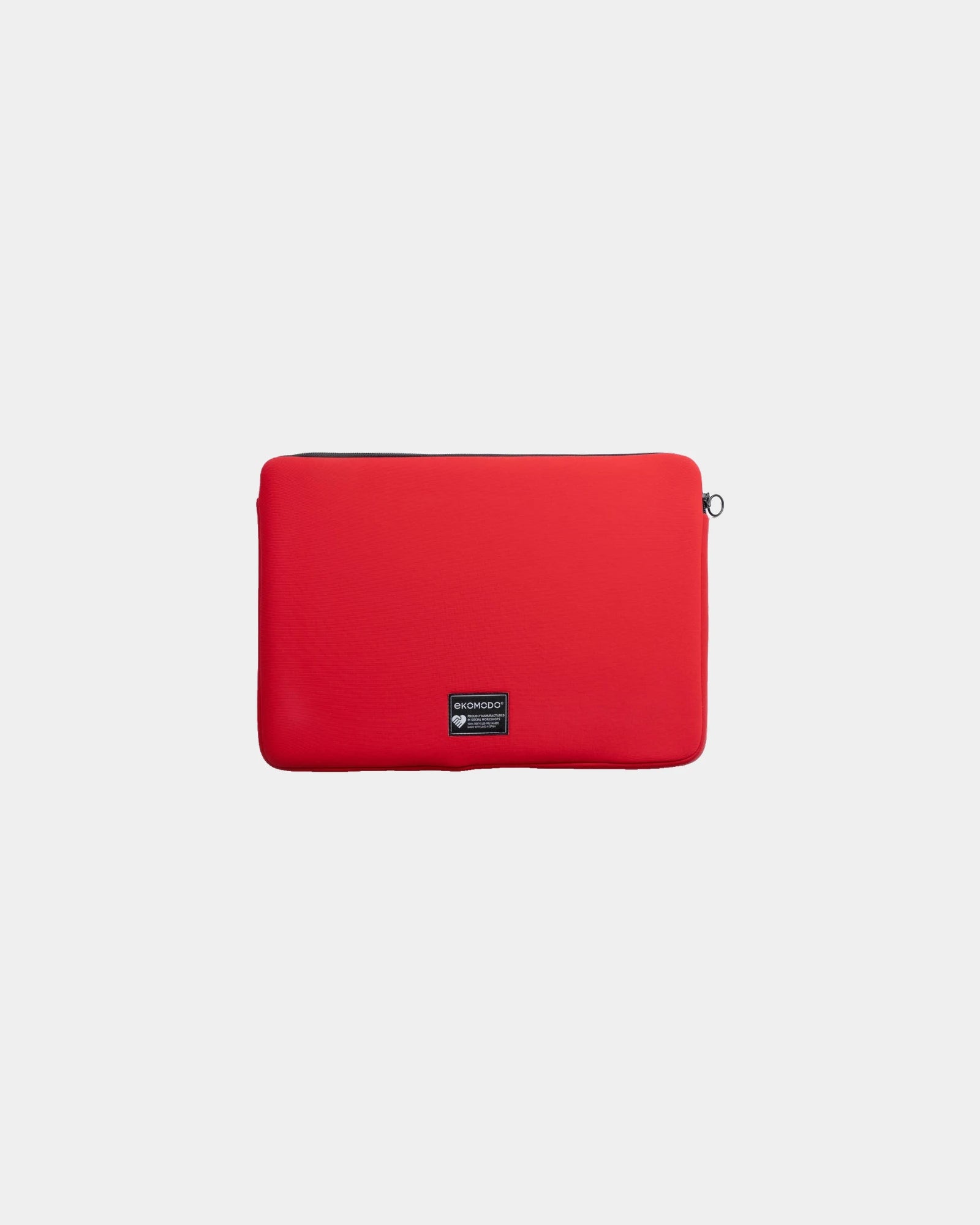 Custom recycled polyamide laptop case Ekomodo Apar 13" - Red