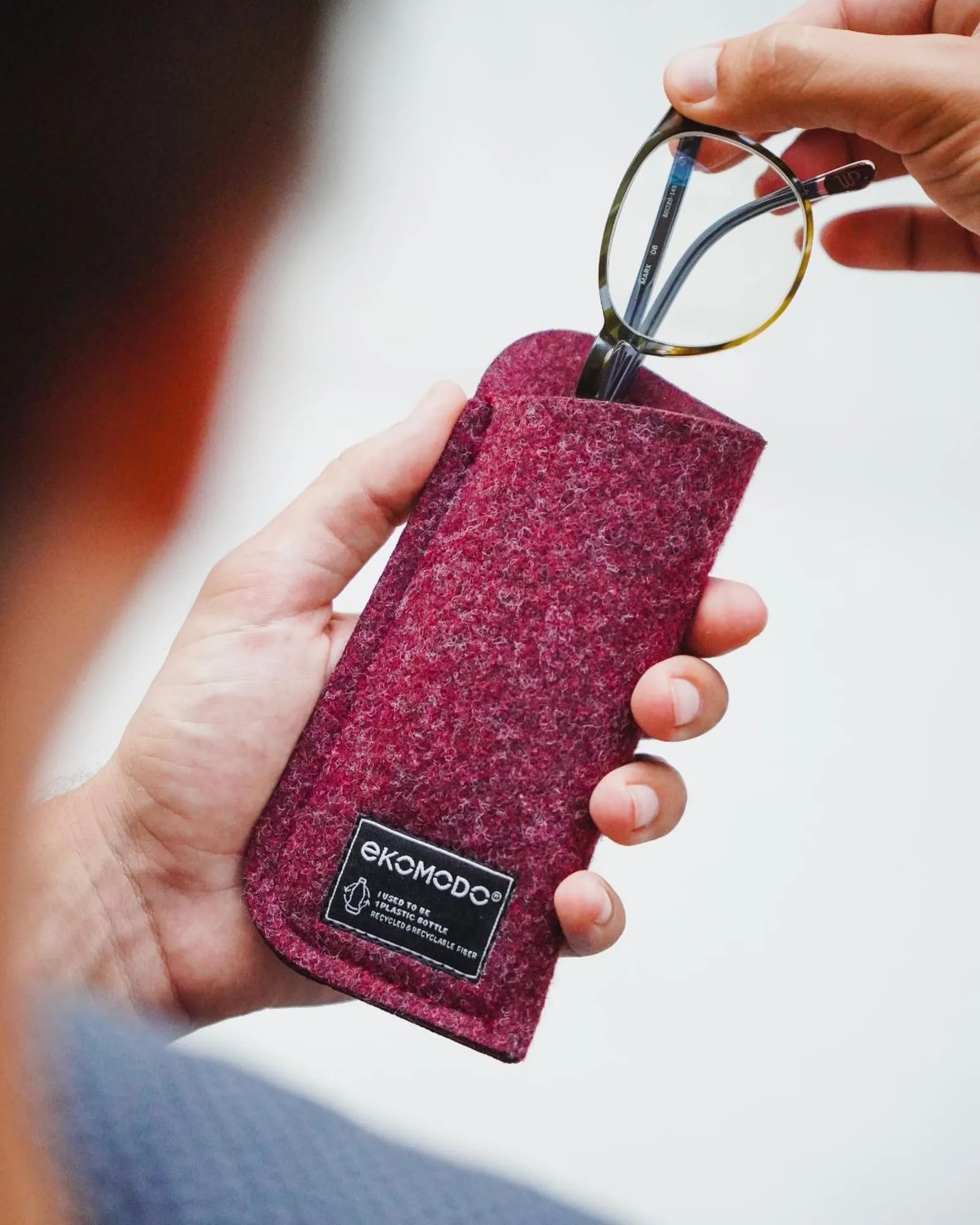Custom recycled PET eyewear case Ekomodo Begi - 8