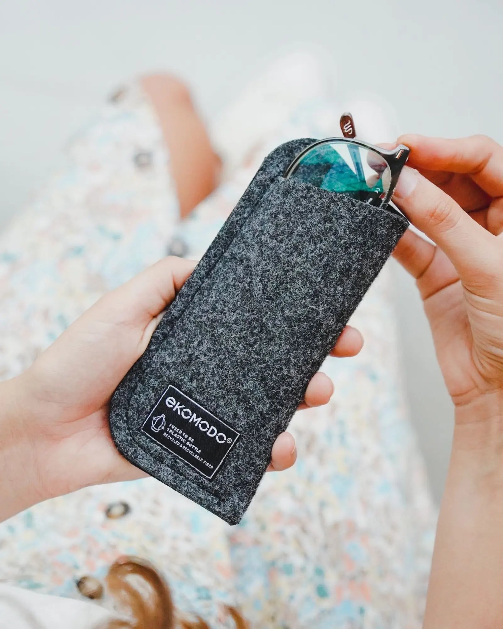 Custom recycled PET eyewear case Ekomodo Begi - 4
