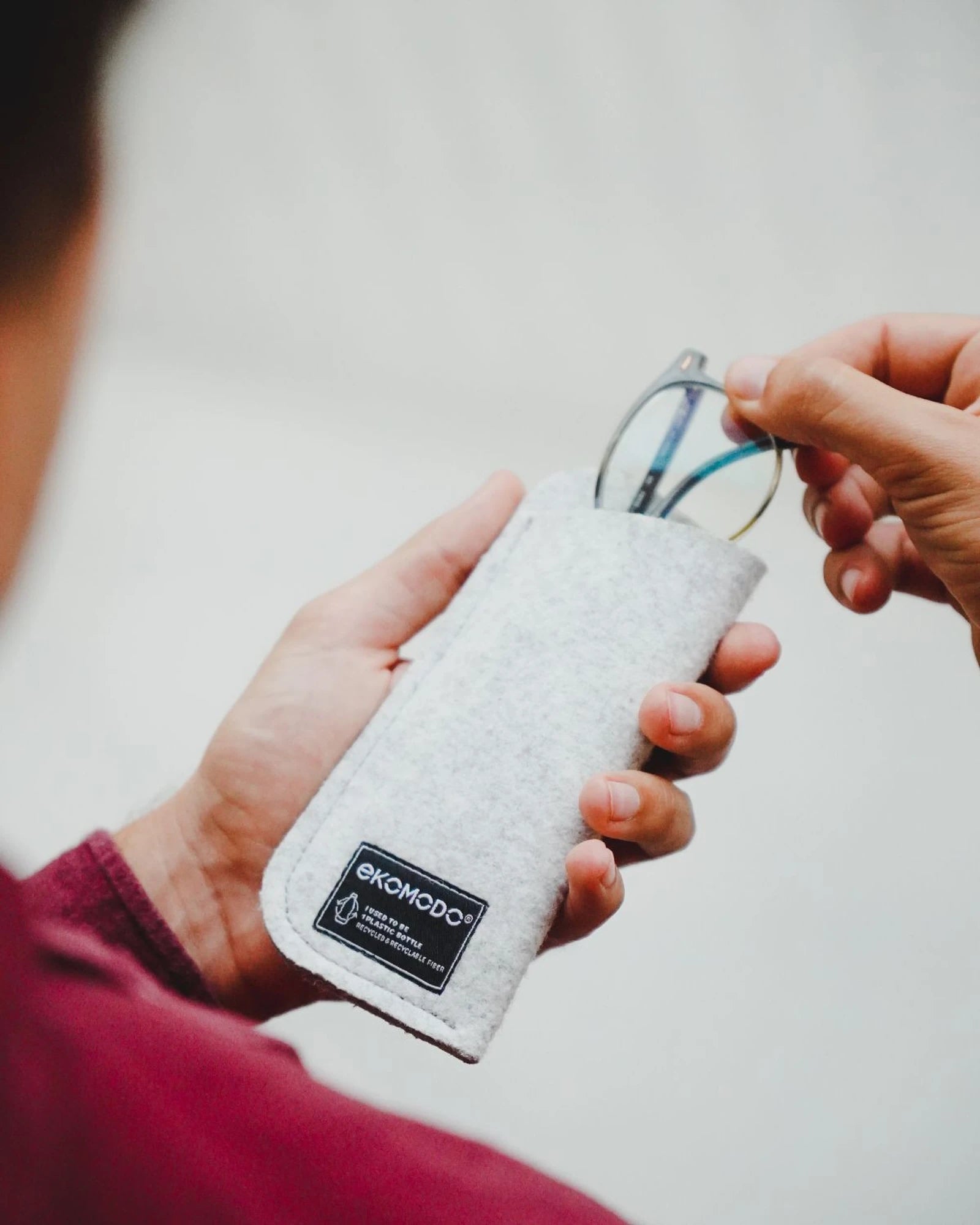 Custom recycled PET eyewear case Ekomodo Begi - 16
