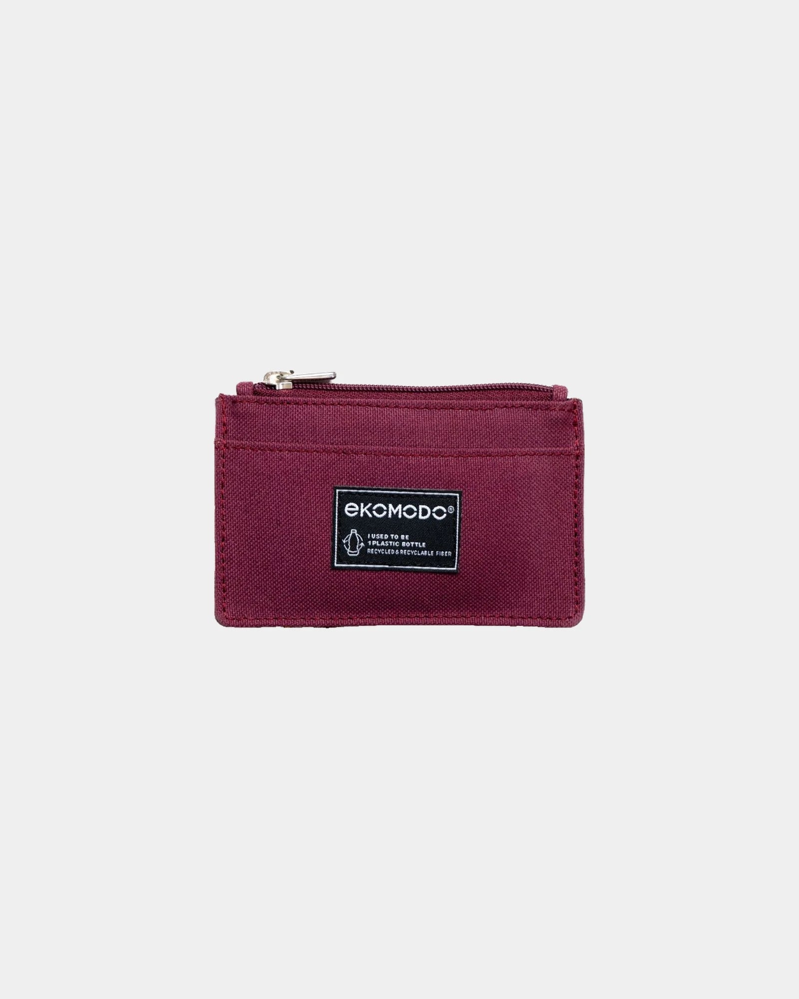 Custom Diru recycled polyester wallet - Garnet