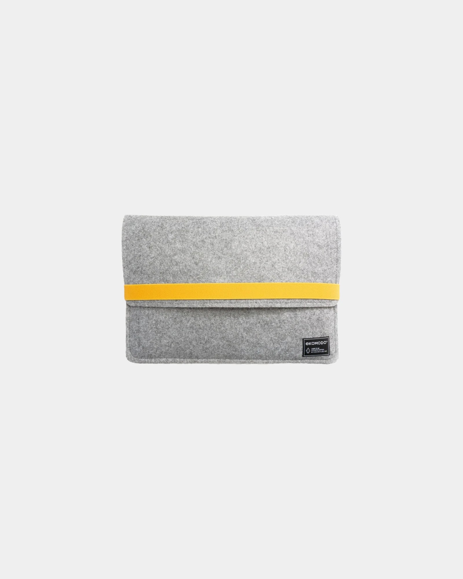 Custom recycled polyester laptop case Ekomodo Hazi - Yellow