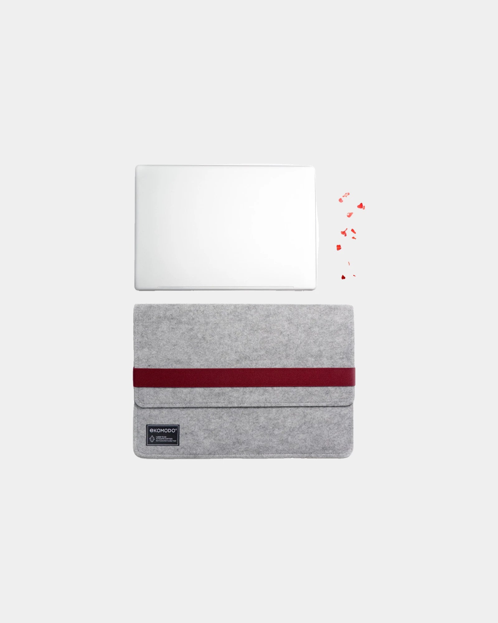 Custom recycled polyester laptop case Ekomodo Hazi