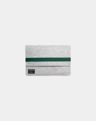 Custom recycled polyester laptop case Ekomodo Hazi - Dark Green