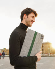 Custom recycled polyester laptop case Ekomodo Hazi