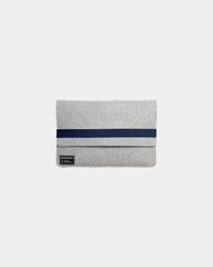 Custom recycled polyester laptop case Ekomodo Hazi - Navy