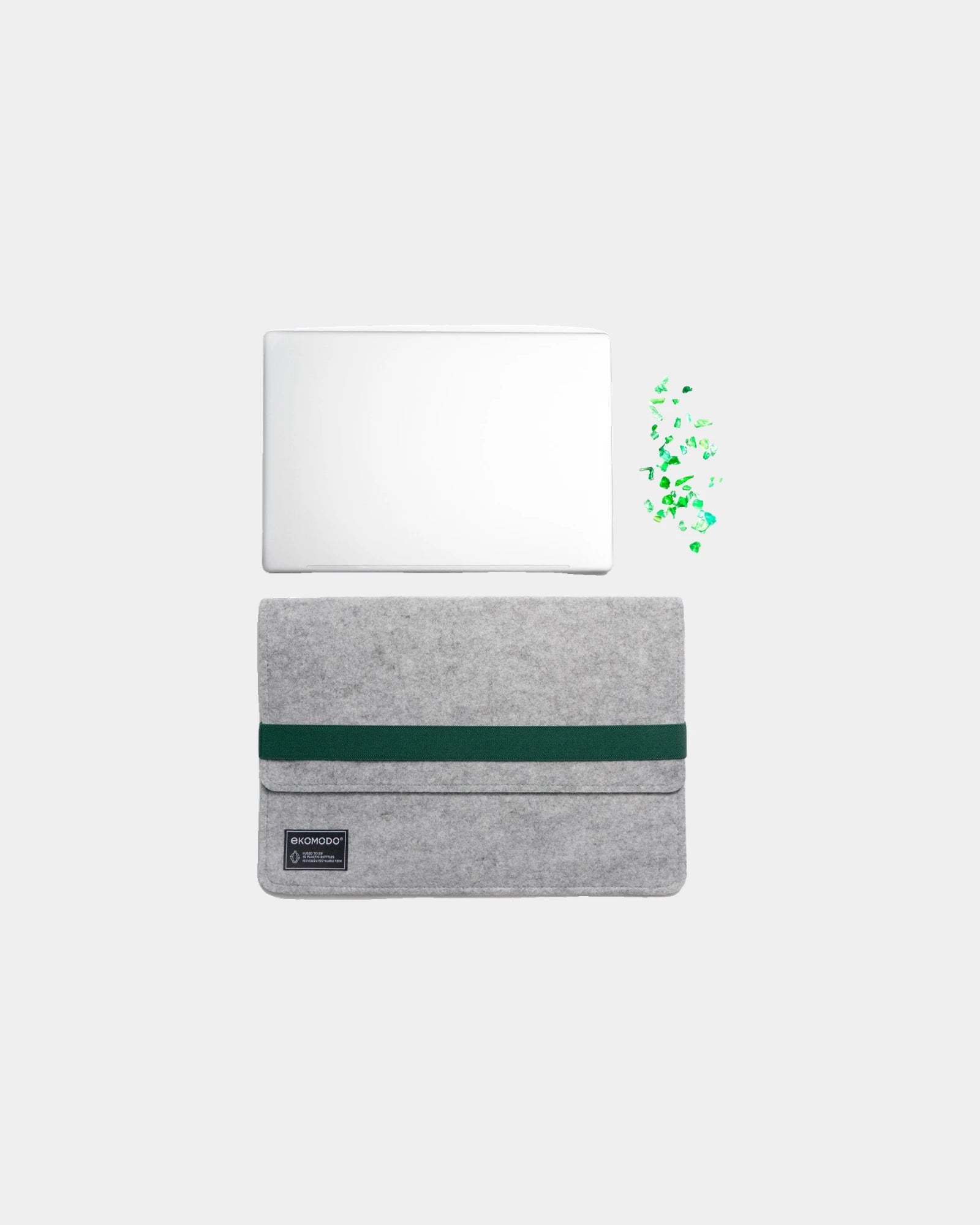 Custom recycled polyester laptop case Ekomodo Hazi