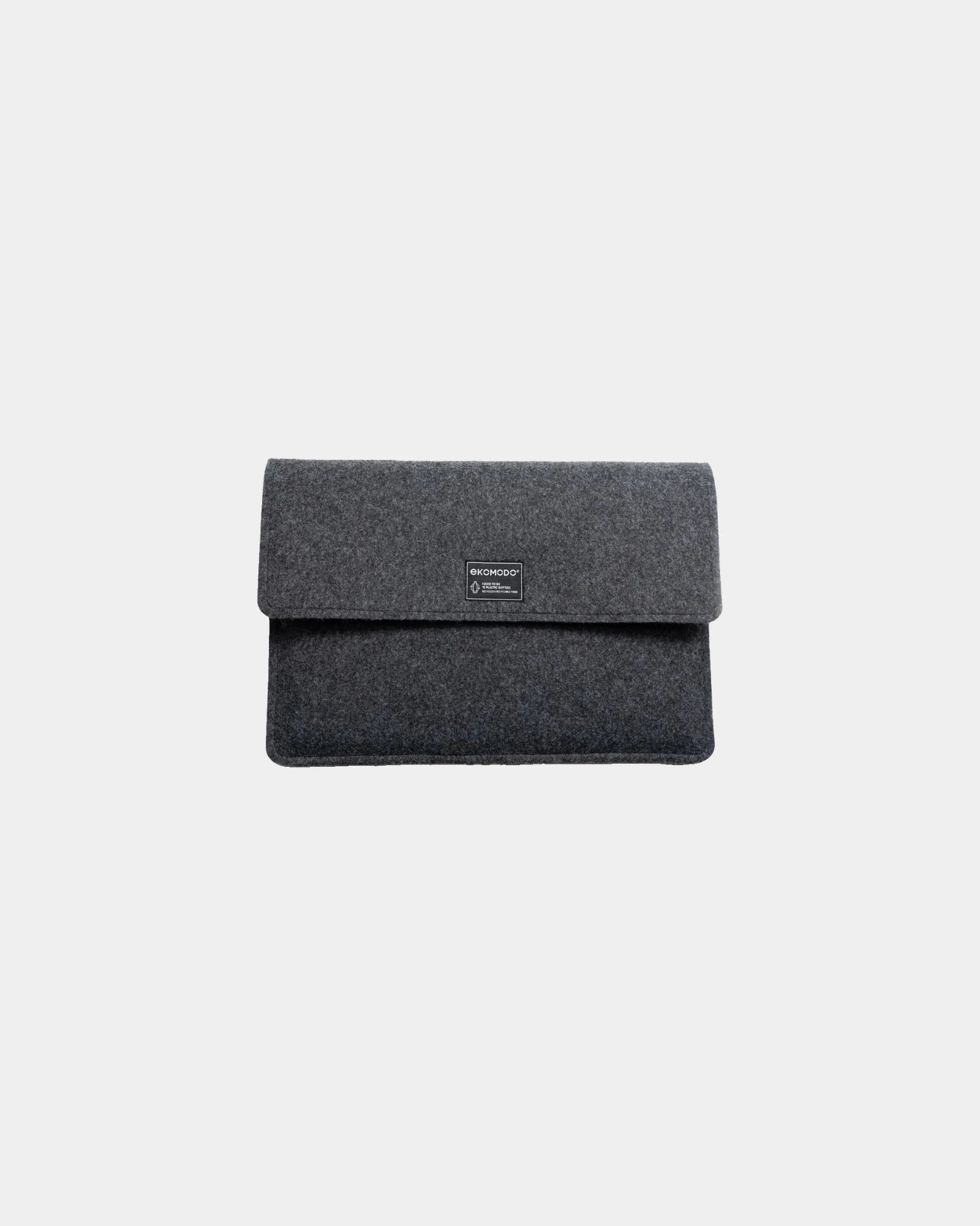 Custom recycled polyester laptop case Ekomodo Lapatx 13" - Dark Grey