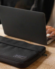Custom recycled polyester laptop sleeve Ekomodo Lehor 13" - 6
