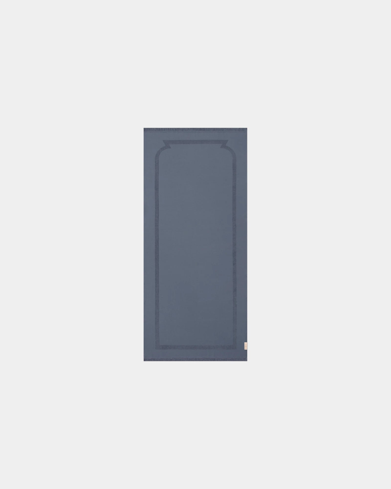 Custom eco-friendly beach towel LA SERVIETTE PARIS 90x200 - Slate Grey