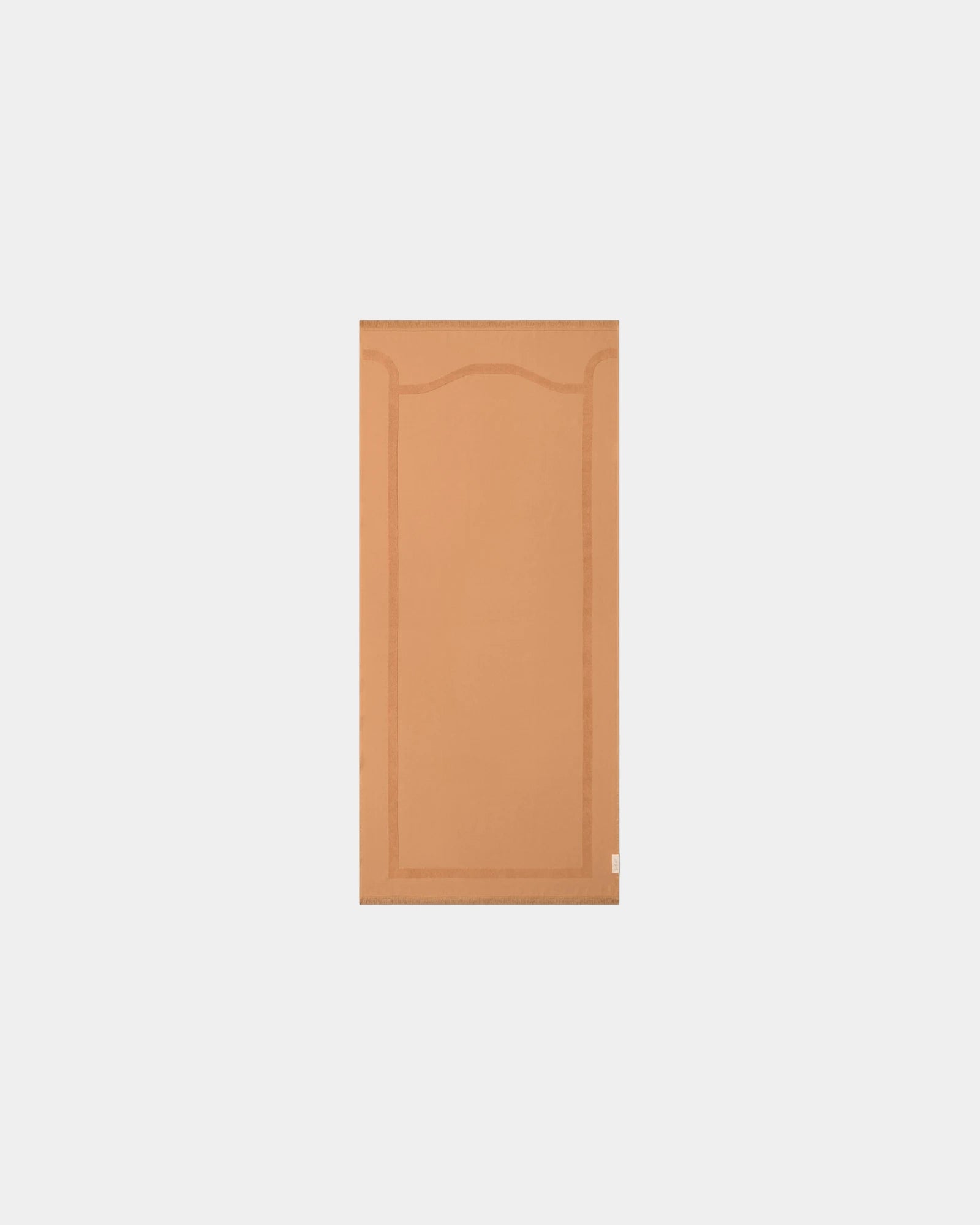 Custom eco-friendly beach towel LA SERVIETTE PARIS 90x200 - Burnt Sand