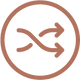 Crossed arrows