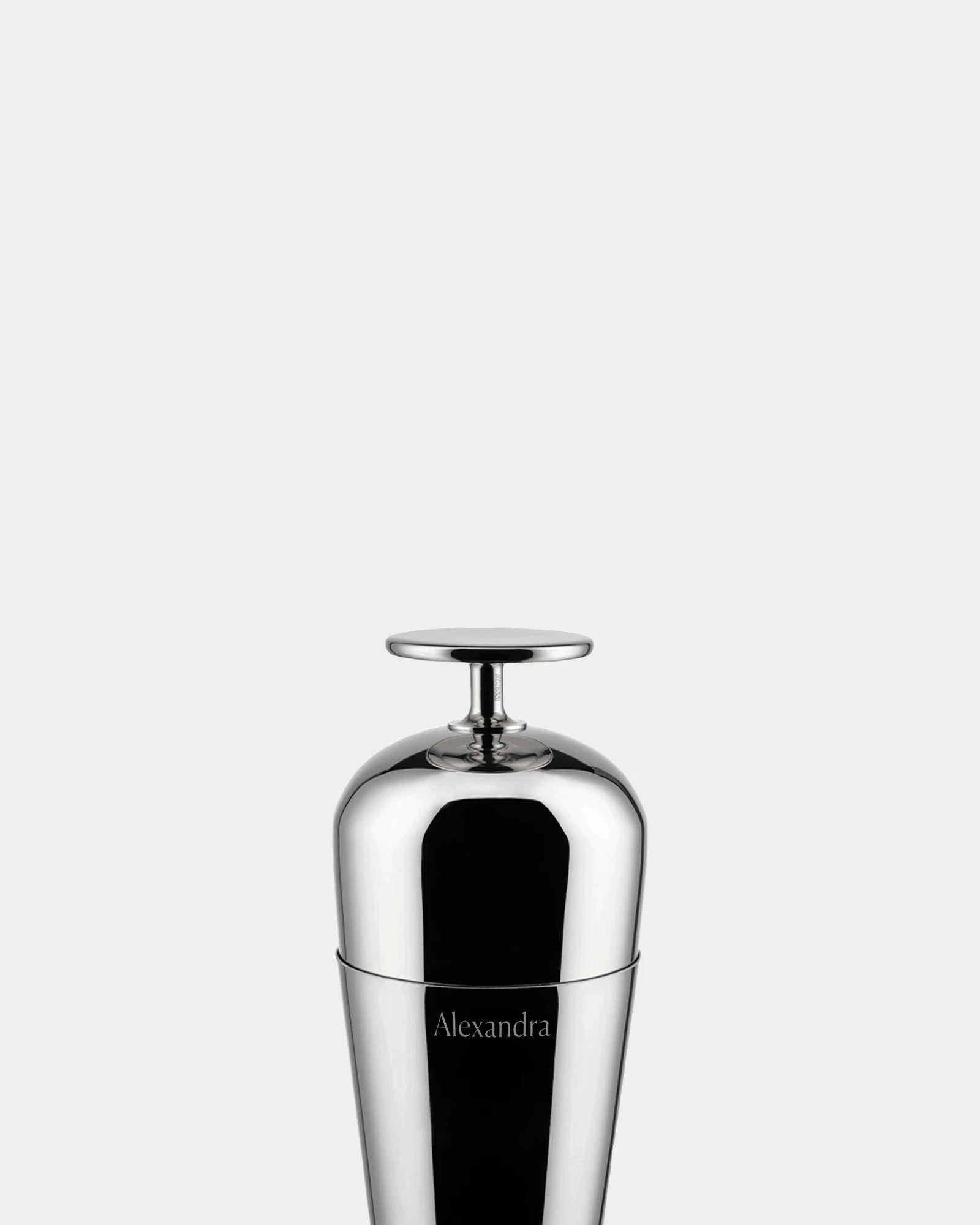 Custom stainless steel shaker Alessi The Tending Box