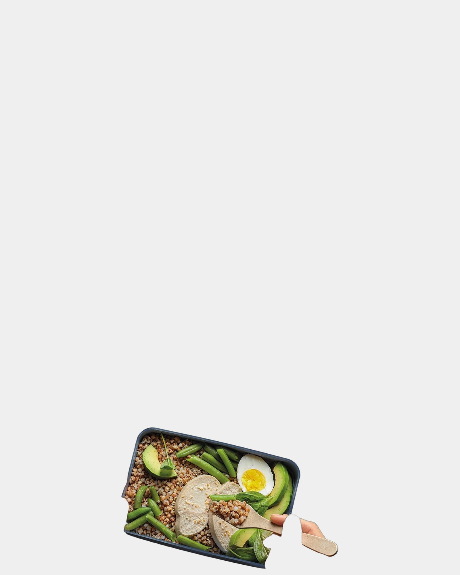 Custom recycled lunchbox Goodjour 1 compartment - 3