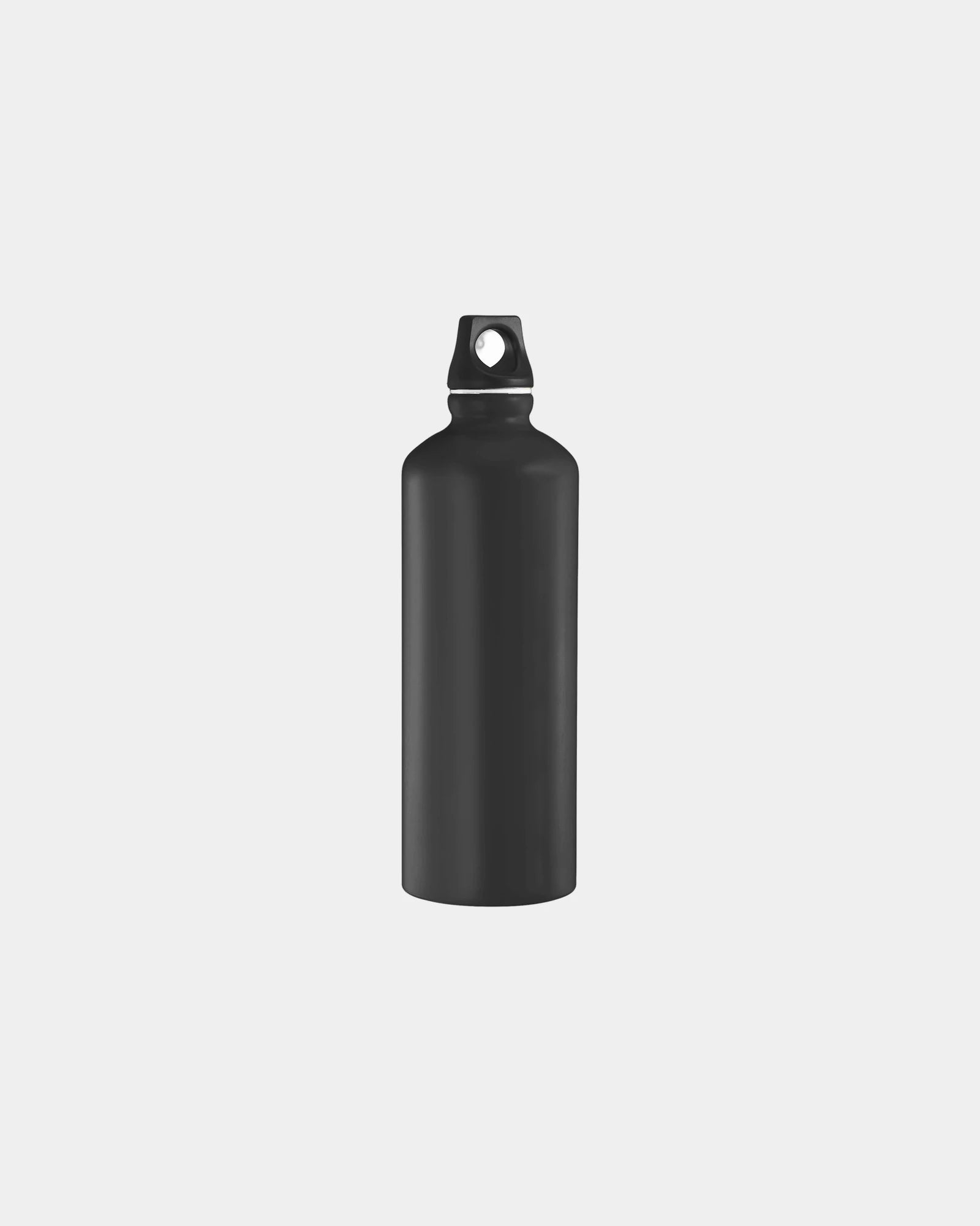 Custom promotional recycled aluminum water bottle Goodjour - Black