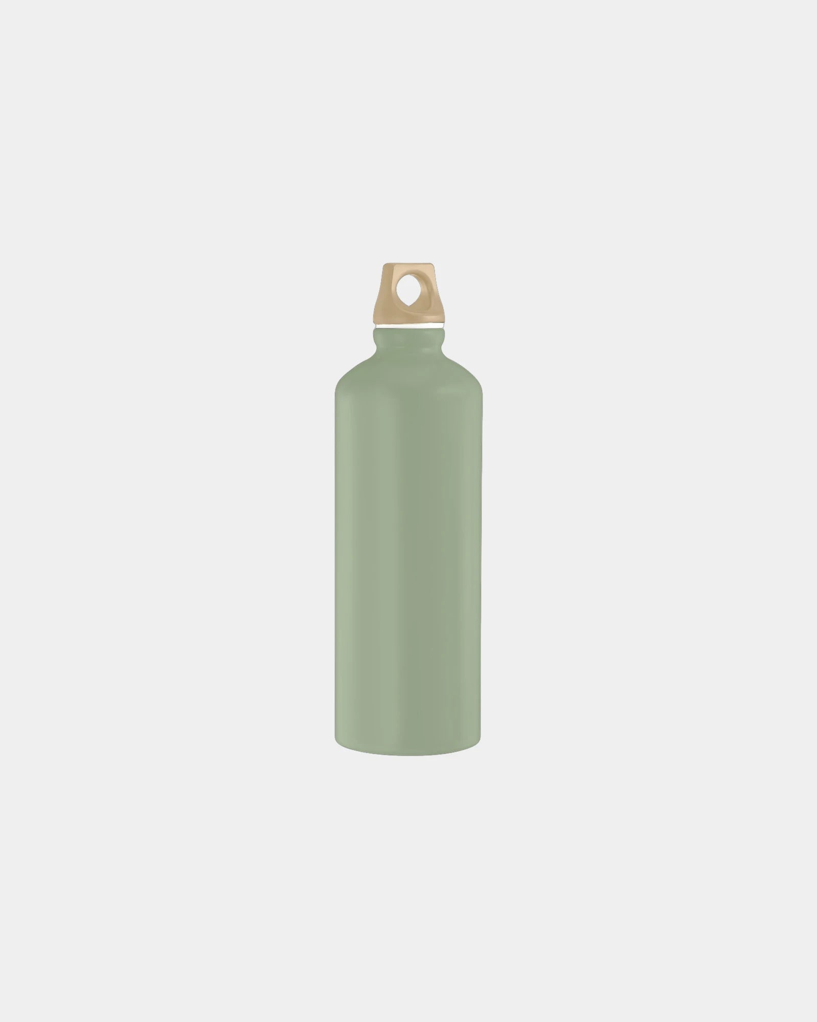 Custom promotional recycled aluminum water bottle Goodjour - Khaki