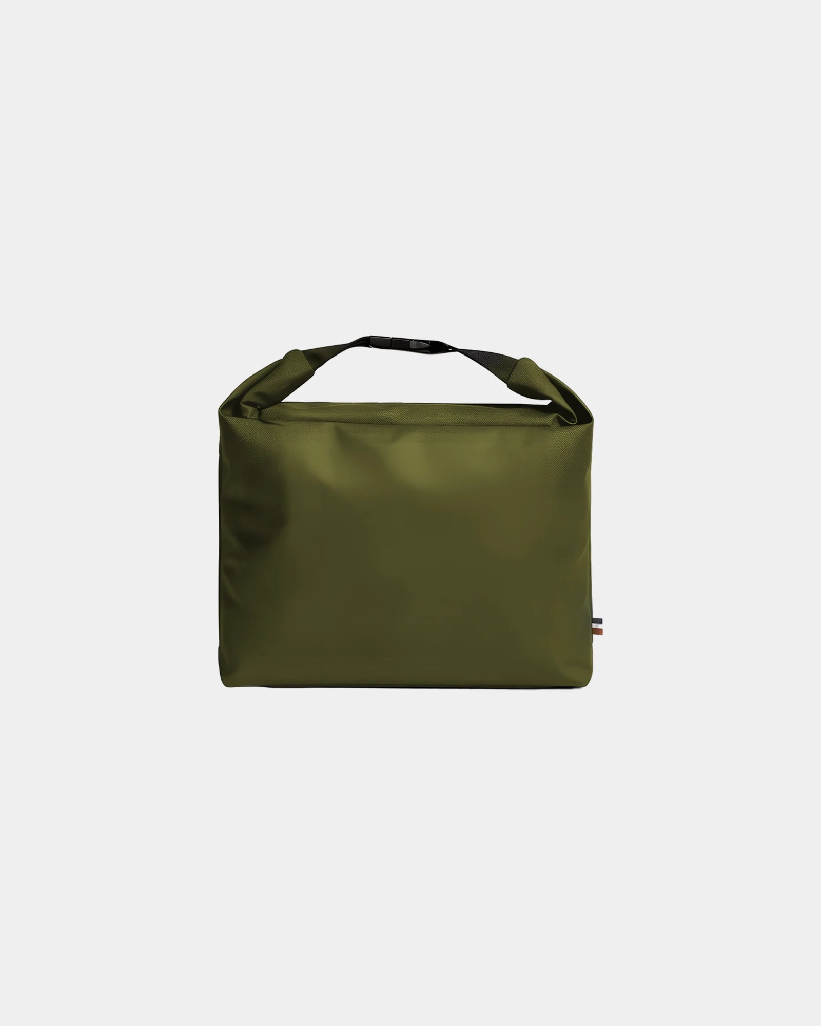 Custom RPET insulated bag Goodjour Rolltop - Dark Green-Black