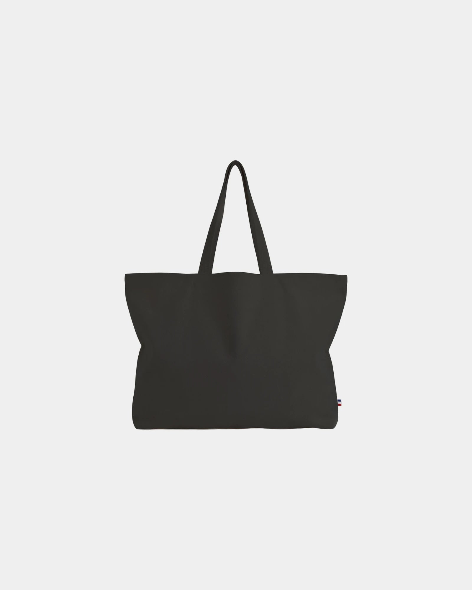 Custom promotional recycled cotton tote bag Goodjour - Black