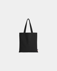 Custom recycled cotton tote bag Goodjour - Black