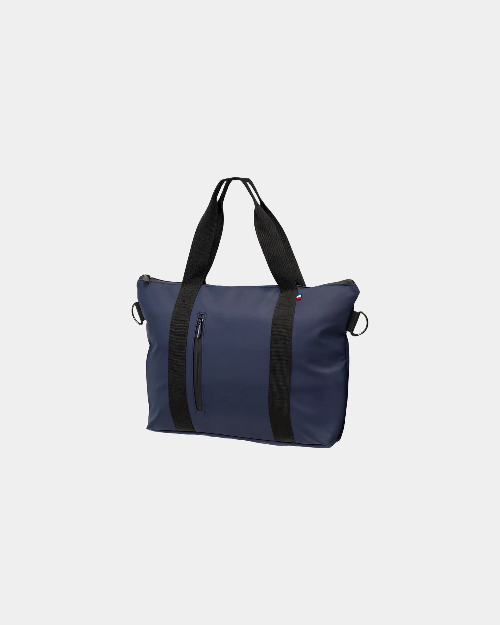 Custom recycled PU document bag Goodjour Le Stratège - Navy