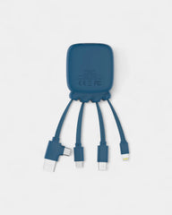 Pocket Battery 3,000 mAh & Customizable Multi-Cables