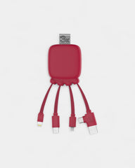 Pocket Battery 3,000 mAh & Customizable Multi-Cables