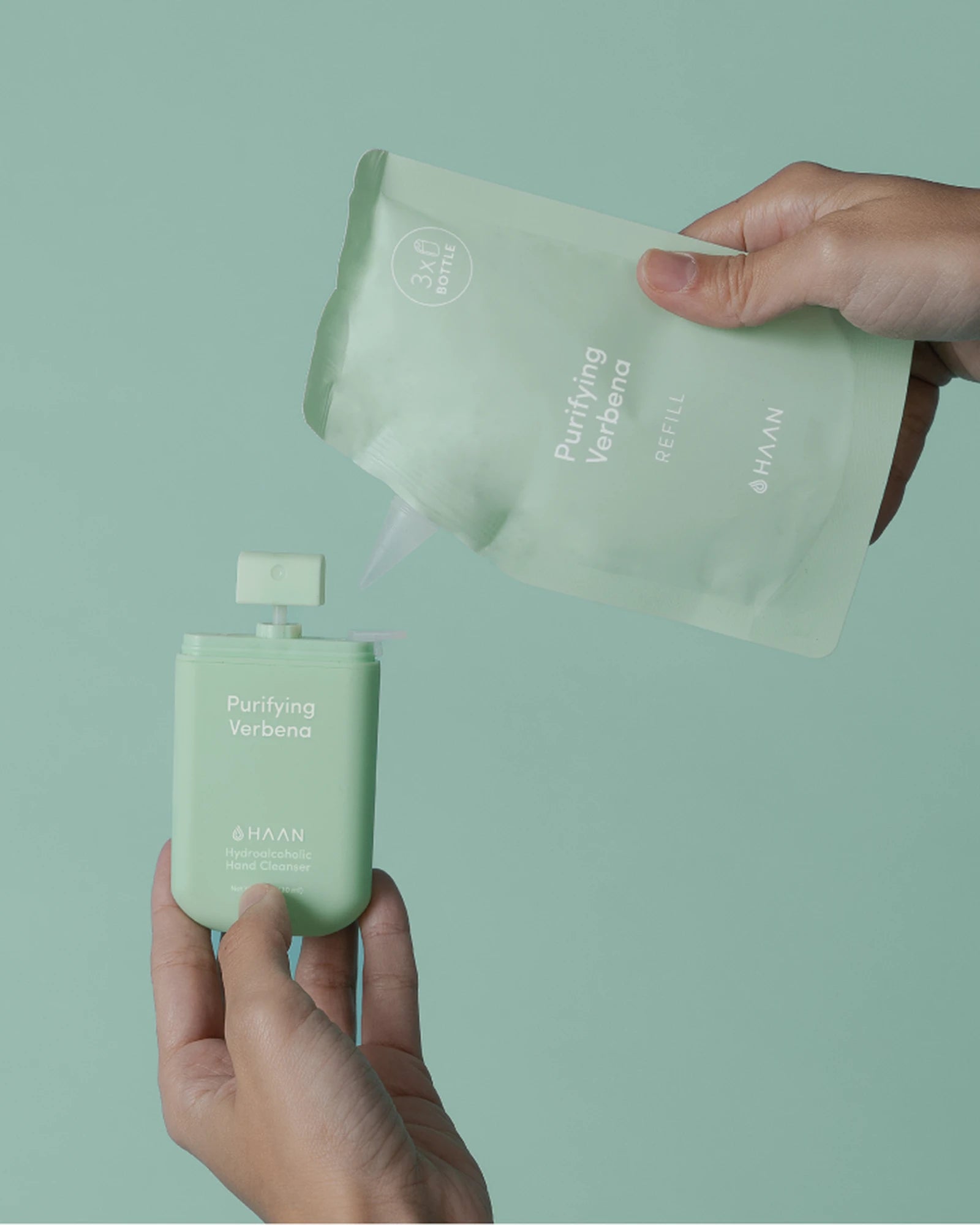Custom eco-friendly hand cleanser HAAN 30 ml
