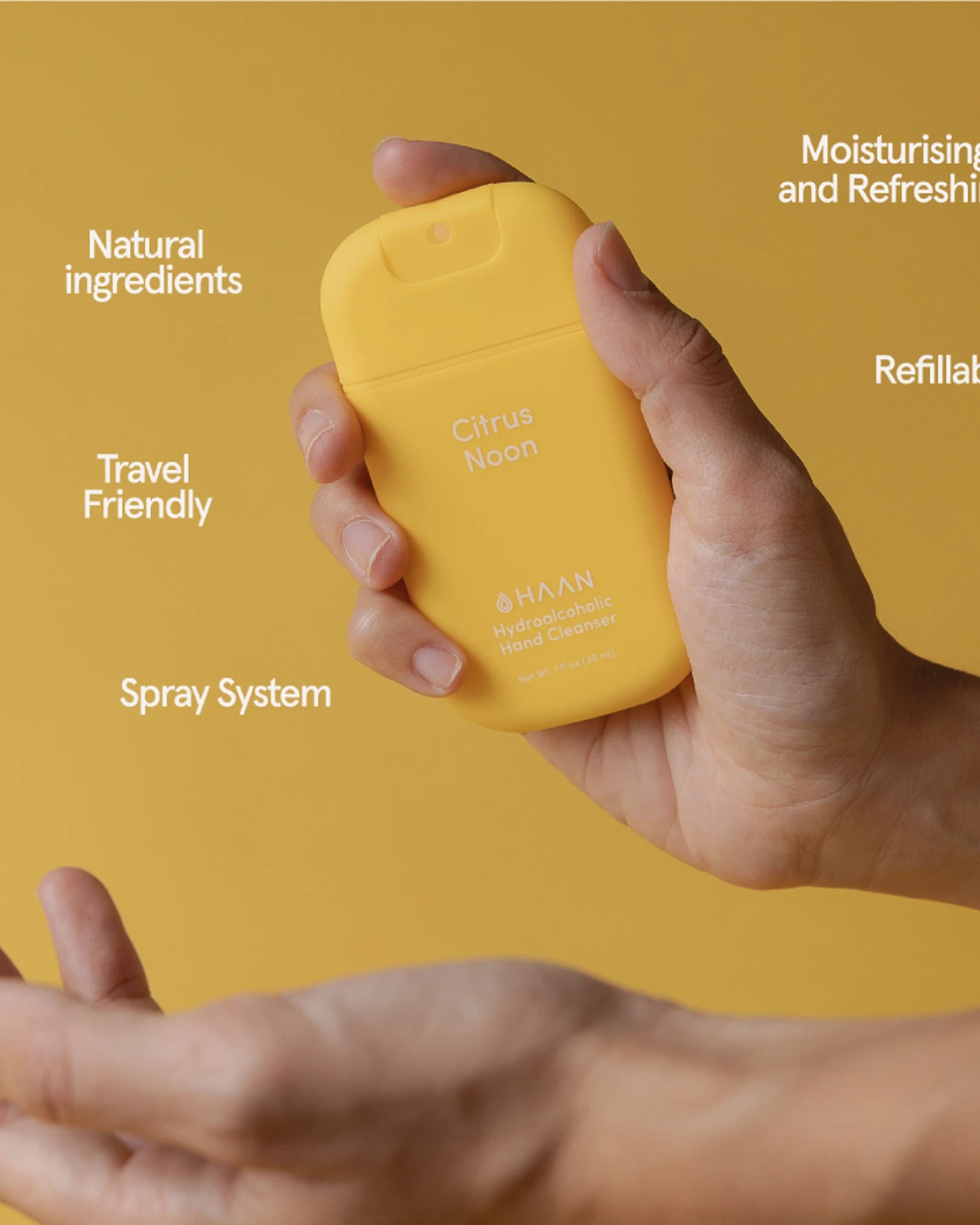 Custom eco-friendly hand cleanser HAAN 30 ml