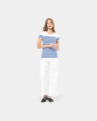 Women's Round Neck Striped T-Shirt to Personalize