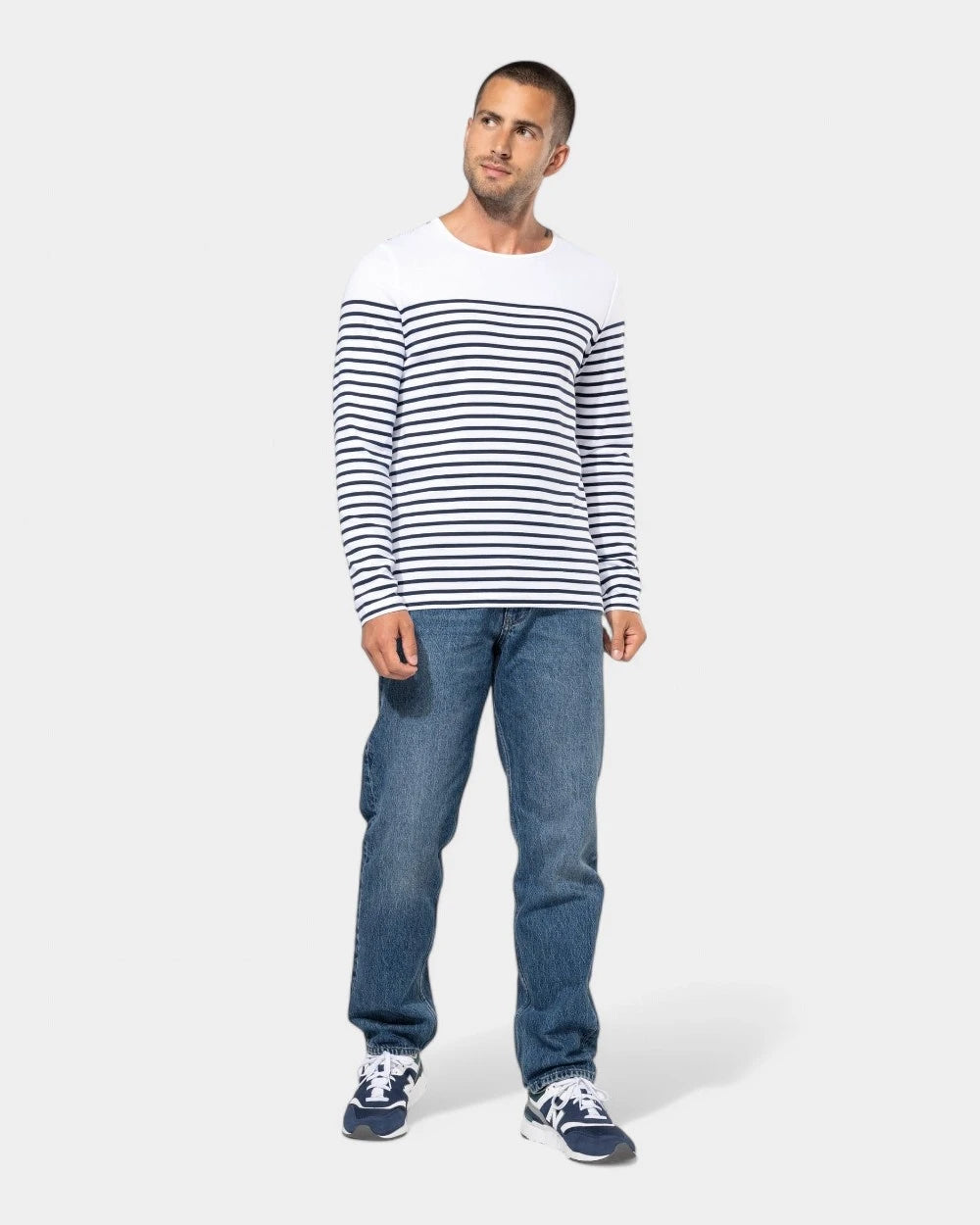 Long Sleeve Striped Shirt for Men to Personalize