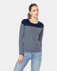 Long Sleeve Striped Shirt for Women to Personalize