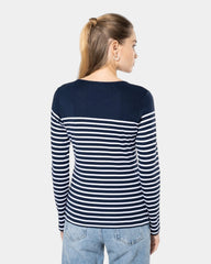 Long Sleeve Striped Shirt for Women to Personalize