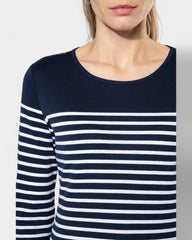 Long Sleeve Striped Shirt for Women to Personalize