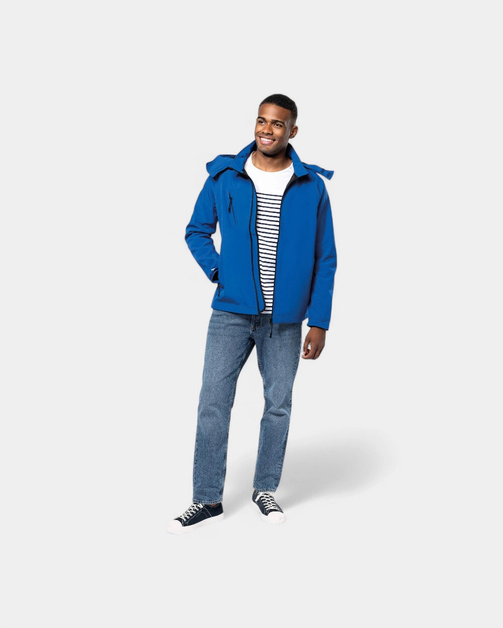 Customizable Men's Hooded Jacket