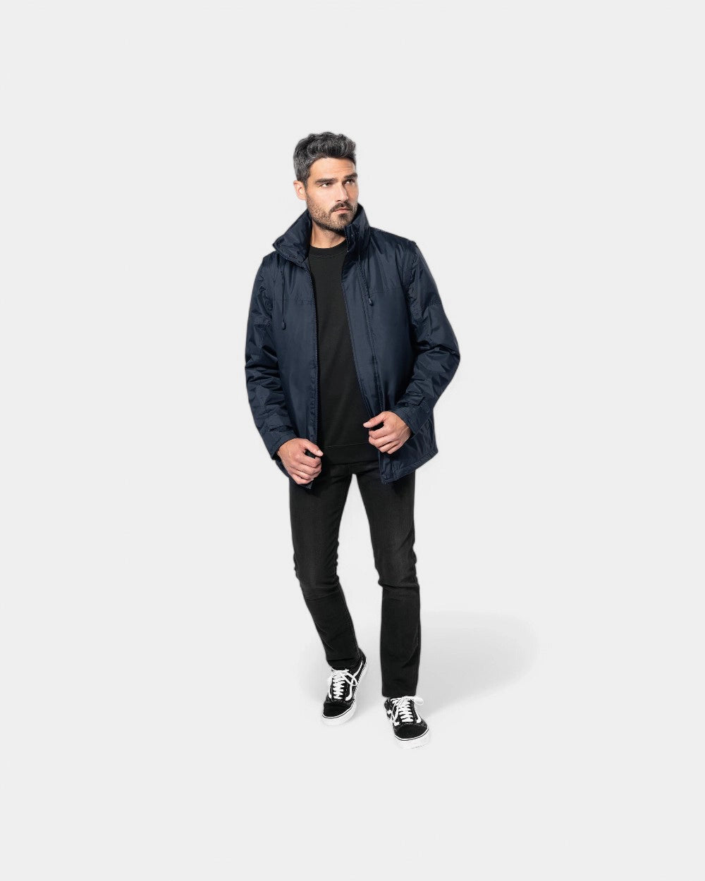 Men's Jacket with Removable Sleeves to Customize