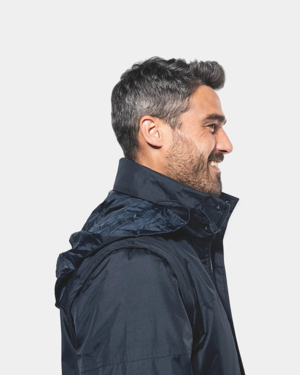 Men's Jacket with Removable Sleeves to Customize
