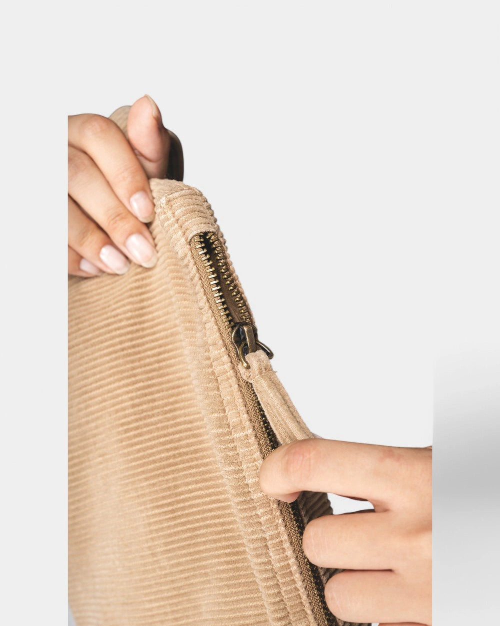 Washed Corduroy Pouch to Personalize