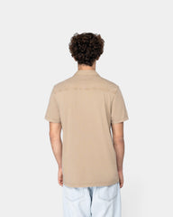 Washed Short Sleeve Shirt for Men to Personalize