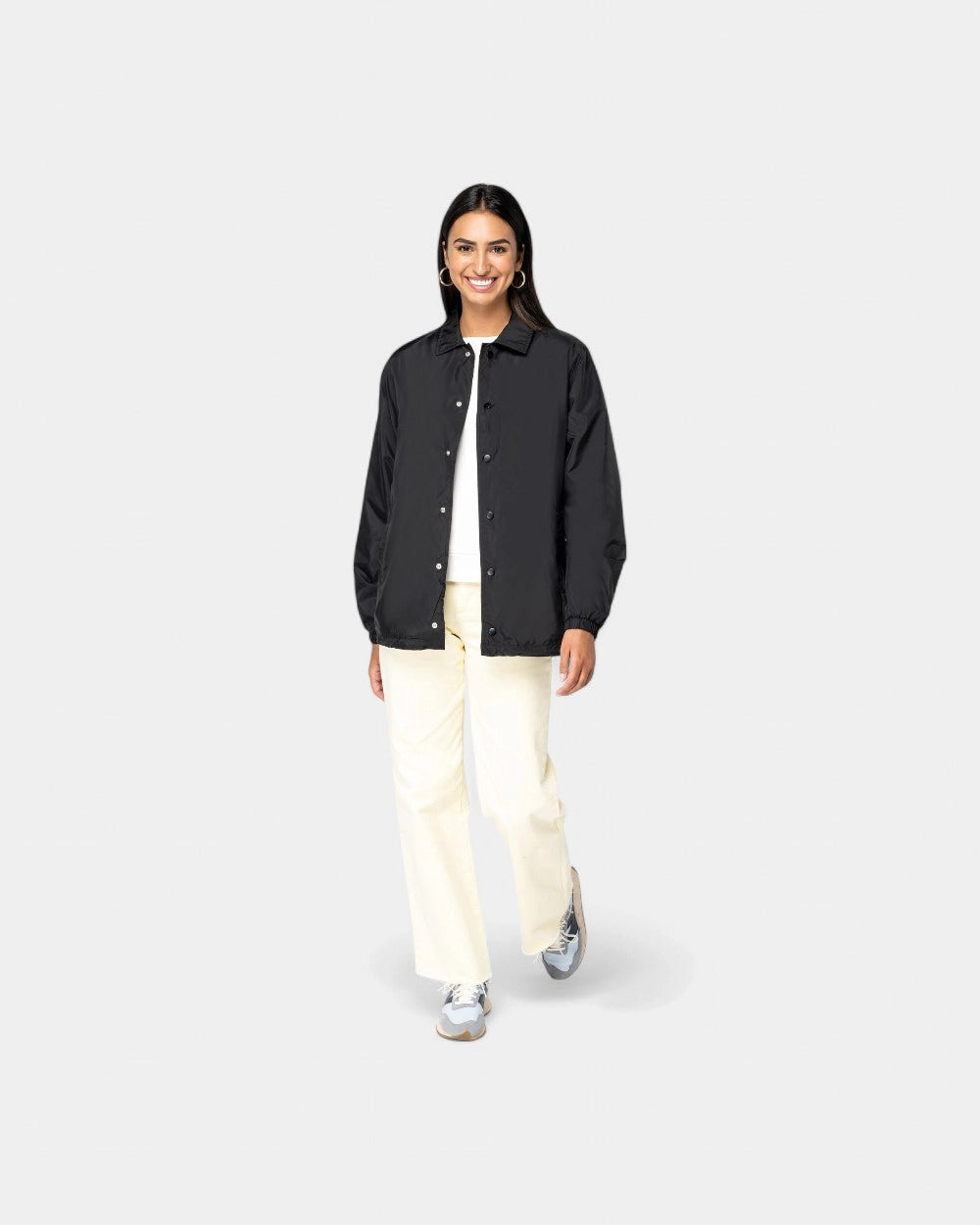 Eco-friendly unisex windbreaker jacket customizable