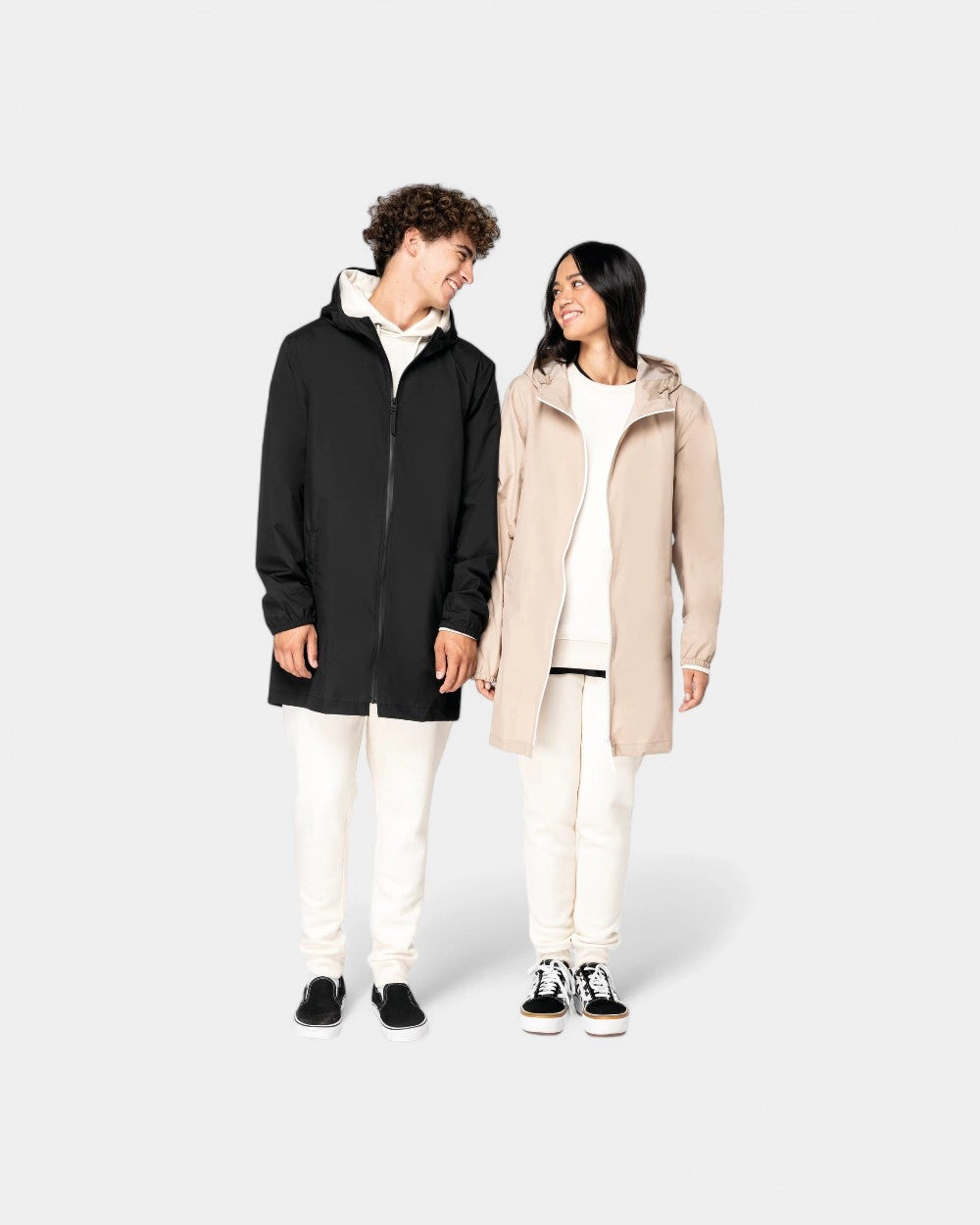 Eco-friendly waterproof unisex jacket customizable