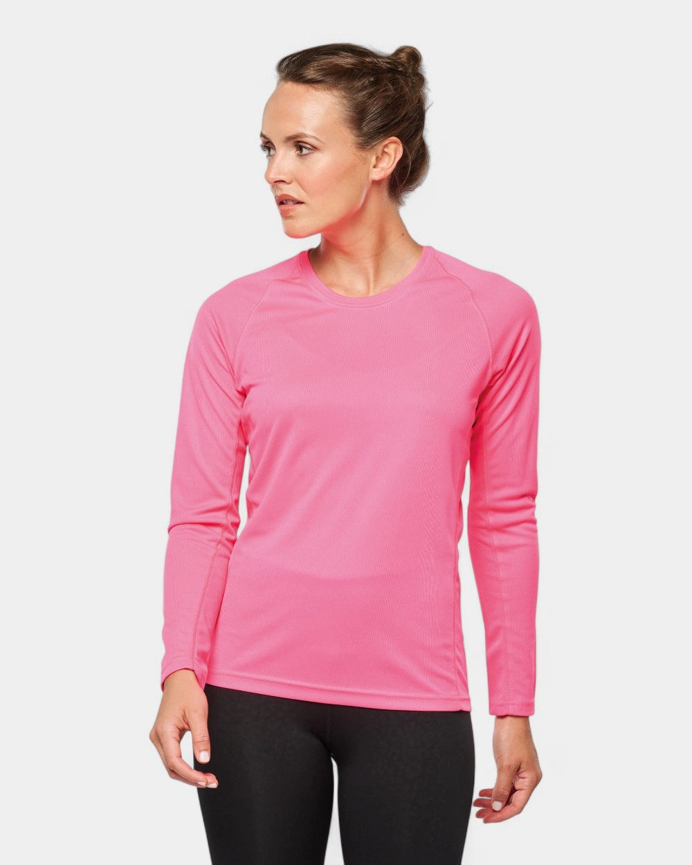 Customizable Women's Long Sleeve Sports T-Shirt