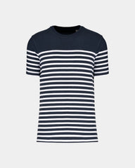 Men's Round Neck Striped T-Shirt to Personalize