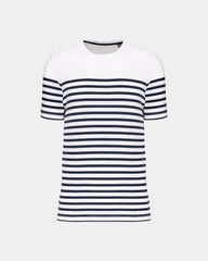 Men's Round Neck Striped T-Shirt to Personalize